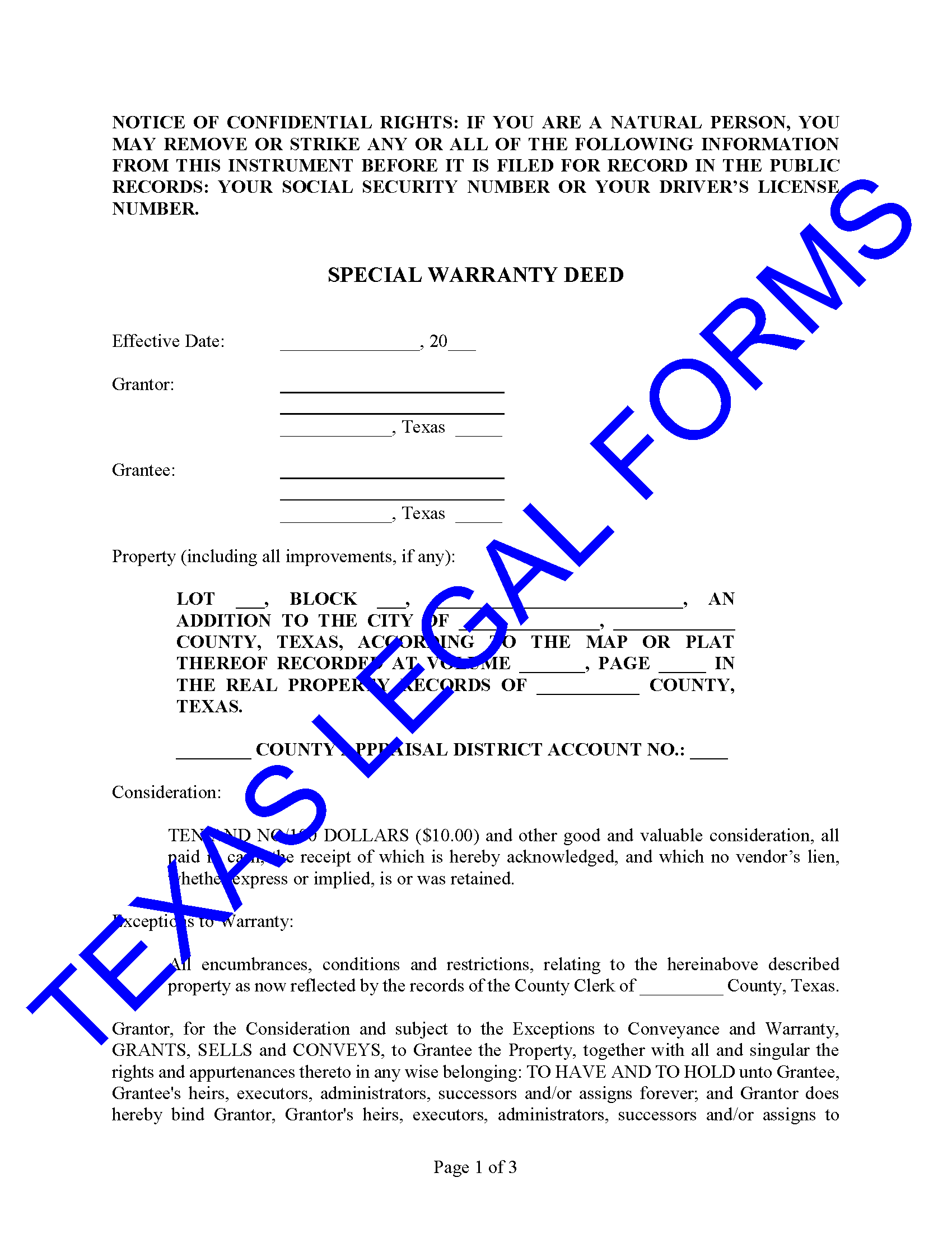 special-warranty-deed-joint-tenancy-survivorship-agreement-texas
